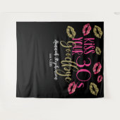 Tenture baiser votre 30s adieu 40e anniversaire photo prop (Devant (Horizontal))