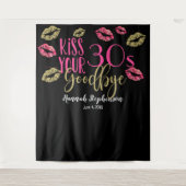 Tenture baiser votre 30s adieu 40e anniversaire photo prop (Devant)