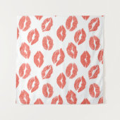 Tenture Baisers roses Valentine Fête des mariées Bachelore (Devant (Horizontal))