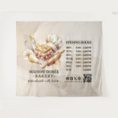 Tenture Bakery Store Pastry Chef Dessert Sweets Cake Baker (Devant (Horizontal))