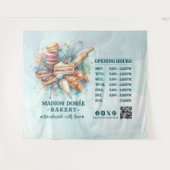 Tenture Bakery Store Pastry Chef Dessert Sweets Cake Baker (Devant (Horizontal))