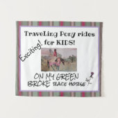 Tenture balades en poney pour enfants TAPESTRY (Devant (Horizontal))