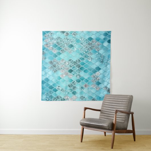 Tenture Balances de sirènes d'été des Caraïbes 1 (En situation (horizontale))