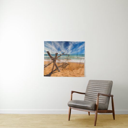 Tenture Balancez sur une station balnéaire tropicale | (En situation (horizontale))