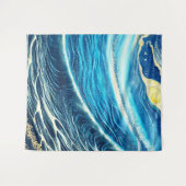 Tenture Balayer à travers les vagues (Devant (Horizontal))