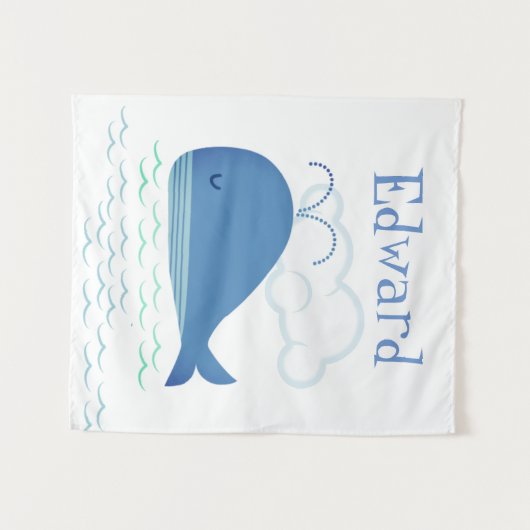 Tenture Baleine détendue (Devant (Horizontal))