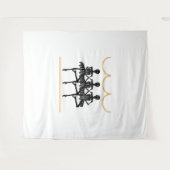 Tenture Ballerinas à Halloween (Devant (Horizontal))