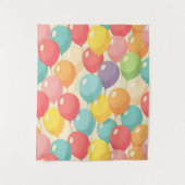 Tenture Ballons de fête de différentes couleurs (Devant)