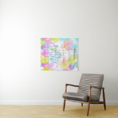 Tenture Balloon Pastel Anniversaire (En situation (horizontale))