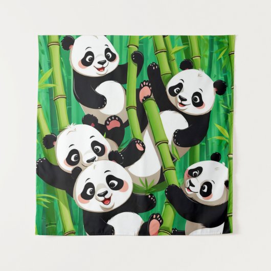 Tenture Bamboo Panda (Devant)