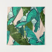 Tenture Banana tropical Leaves seamless Pattern (Devant (Horizontal))