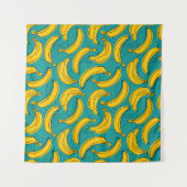 Tenture Banane jaune : Noir Vintage (Devant (Horizontal))