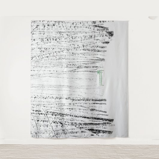 Tenture Banc vert dans le parc d'hiver. Laisse tomber Noël (Devant)