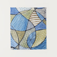 Bande Bleue et Vert de l'art neurographique