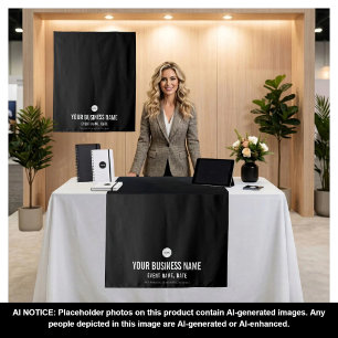 Tenture Bande de table de logo d'exposition commerciale pe