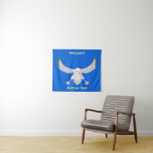 Tenture Bande dessinée de l'oiseau mûre albatros (En situation (horizontale))