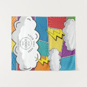 Tenture Bande dessinée Logo Pop Art Pop Up Shop Table Runn (Devant (Horizontal))