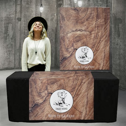 Tenture Bandeau de table Business Monogram Chasse