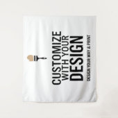 Tenture Bandeau personnalisé 203x173 cm Société Personnali (Devant)