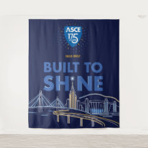 Banderole Brillant ASCE Built to Shine