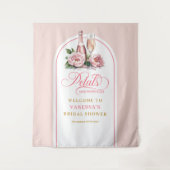 Tenture Banderole de mariage aux pétales romantiques et pr (Devant)