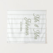 Tenture Banderole de table de mariage, bannière de tapisse (Devant (Horizontal))