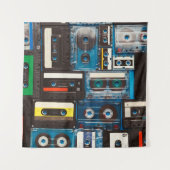 Tenture Bandes audio rétro (Devant)