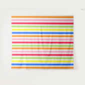 Tenture Bandes de bonbons multicolores (Devant (Horizontal))