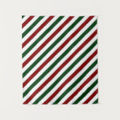 Tenture Bandes de Noël personnalisables (Devant)
