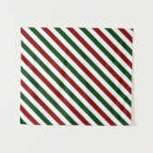 Tenture Bandes de Noël personnalisables (Devant (Horizontal))