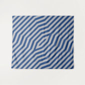 Tenture Bandes diagonales symétriques arrière - plan 6 (Devant (Horizontal))