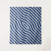 Tenture Bandes diagonales symétriques arrière - plan 6 (Devant)