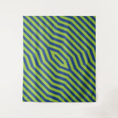 Tenture Bandes diagonales symétriques arrière - plan 7 (Devant)