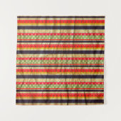 Tenture Bandes grunge colorées sans couture motif (Devant (Horizontal))