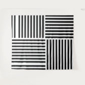 Tenture Bandes Verticales Et Horizontales (Devant (Horizontal))