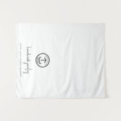 Tenture Bannière bijouterie du logo commercial personnalis (Devant (Horizontal))