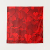 Tenture Bannière coeurs texture un coeur (Devant)