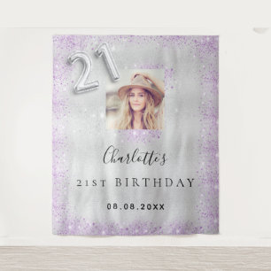 Tenture Bannière de bienvenue pour un anniversaire 21 ans 