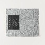 Tenture Bannière de chemin de table Logo d'entreprise Mili (Devant (Horizontal))