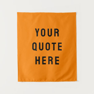Tenture Bannière de citation personnalisée pour votre mur