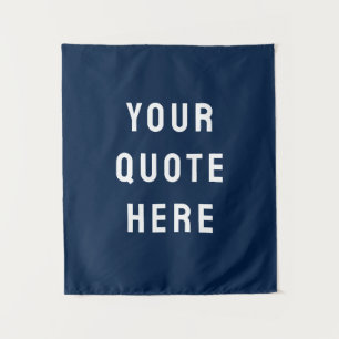 Tenture Bannière de citation personnalisée pour votre mur