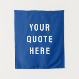 Tenture Bannière de citation personnalisée pour votre mur