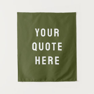Tenture Bannière de citation personnalisée Votre mur de ci