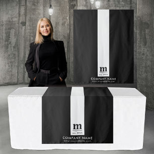 Tenture Bannière de coureur de table de magasin éphémère L