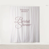 Tenture Bannière de douche de mariée personnalisée - Décor (Devant)