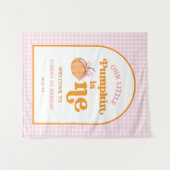 Tenture Bannière de fête d'anniversaire de notre petite fi (Devant (Horizontal))