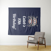 Tenture Bannière de fête d'anniversaire pour l'équipe d'ét (En situation (horizontale))