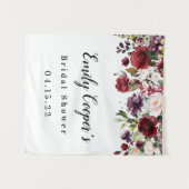 Tenture Bannière de Fête de Mariage Tissu Enseigne Tapisse (Devant (Horizontal))