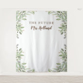 Tenture bannière de fête prénuptiale de la future Mme Gree (Devant)