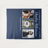 Tenture bannière de fond de collage photo d'anniversaire 3 (Devant (Horizontal))